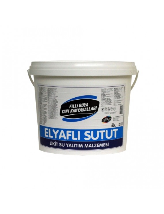 FİLLİ BOYA SUTUT ELYAFLI LİKİT SU YALITIM MALZEMESİ 20Kg..