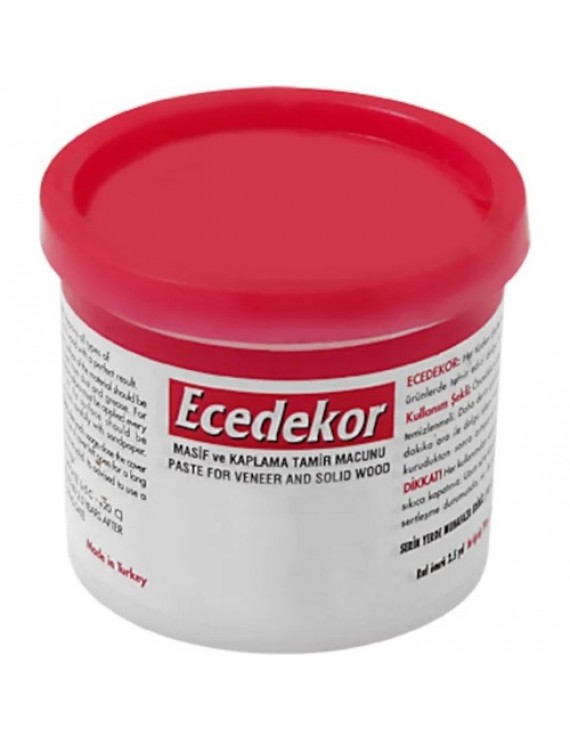 EceDekor Ahşap Tamir ve Dolgu Mobilya Macunu 125ML 200GR Kiraz..