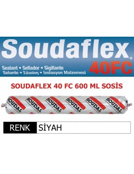 Soudaflex 40Fc Mastik Sosis 600Ml - Siyah