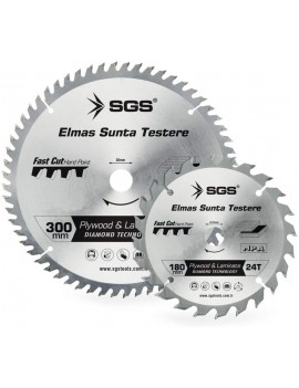 SGS3006 TEPSİ AHŞAP KESİCİ 180MMx40Tx22,23MM 