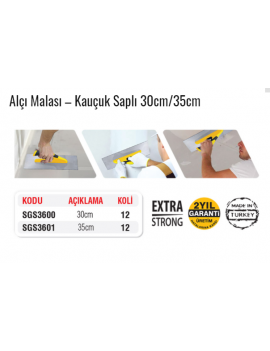 SGS3600 ALÇI MALASI TIRTILSIZ 30CM 