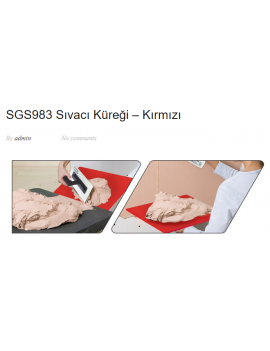 SGS983 Sıvacı Küreği – Kırmızı 35,5x44CM