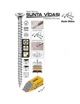 SGS8056 SUNTA VİDASI 5x50 MM (200 ADET)