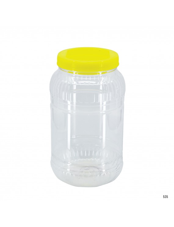 Plastik Kavanoz Pet Bidon Saklama Kabı 5LT