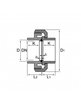 PVC REKOR HAVUZ DİŞİ 63MMx2"