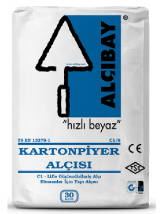 ALÇIBAY KARTONPİYER ALÇISI 30KG.. 