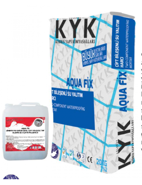 KYK HAVUZ İZALASYONU AQUAFIX UV IŞIN 20+8 KG GRİ SET 