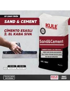 SAND & CEMENT (2.EL SIVA) GRİ KULE 20KG